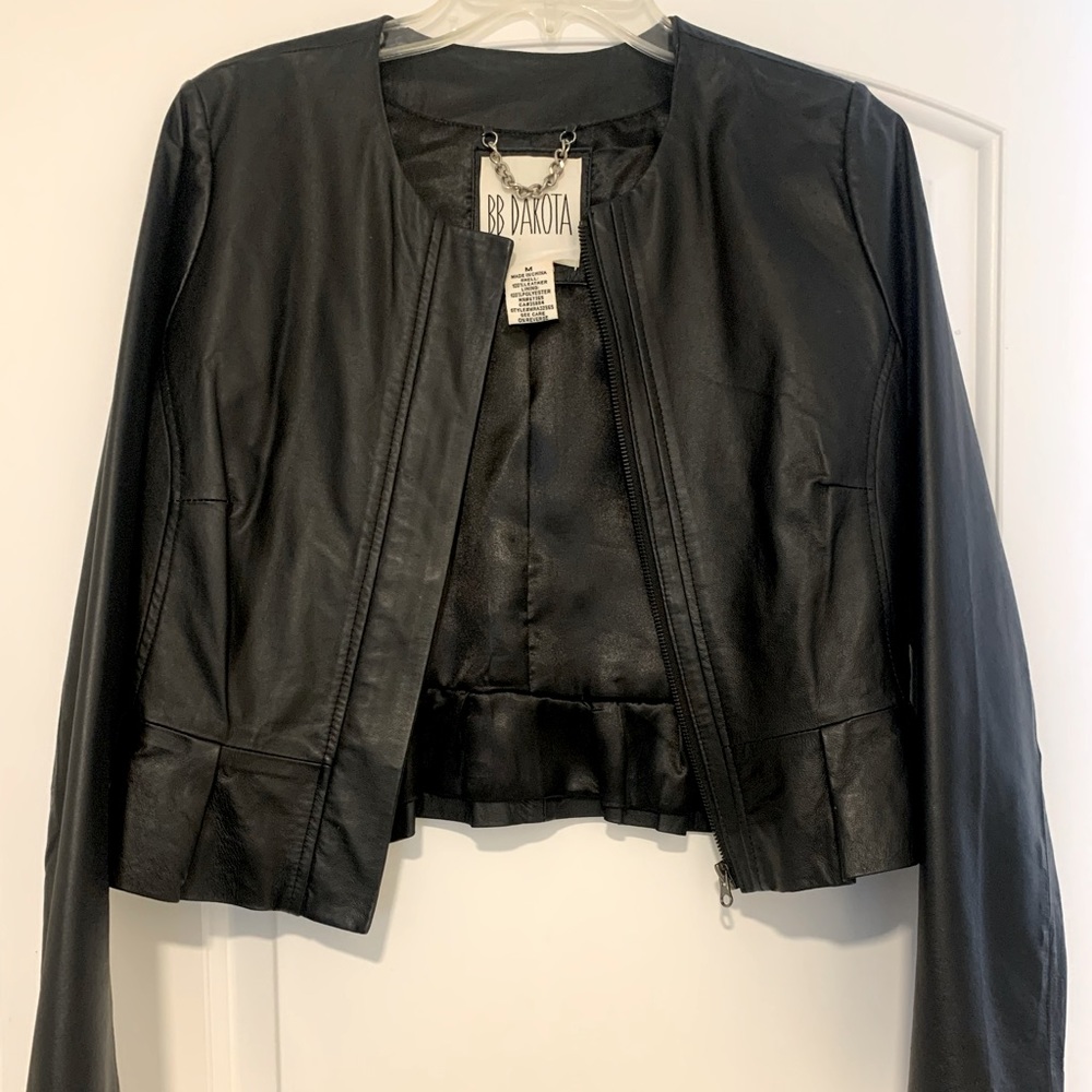 100% Leather Jacket BB Dakota size M